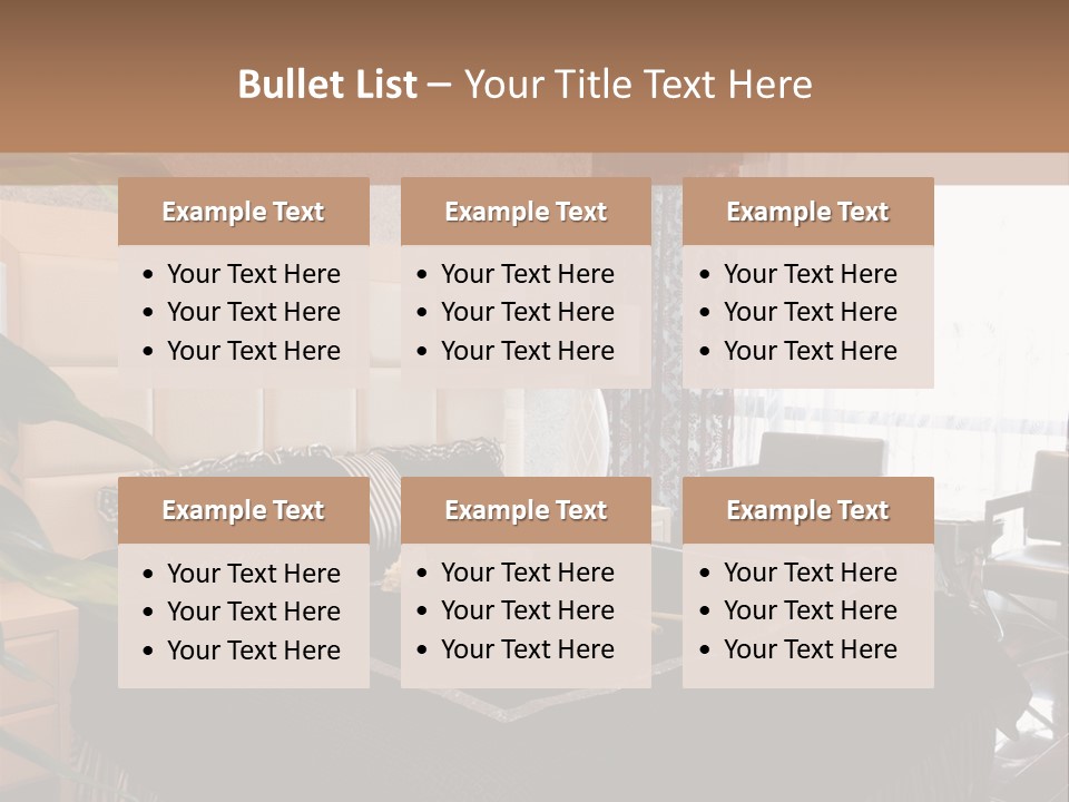 Expensive Bedroom PowerPoint Template