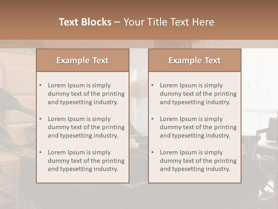 Expensive Bedroom PowerPoint Template