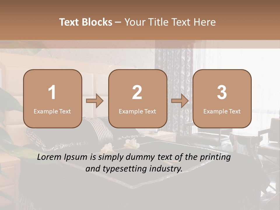 Expensive Bedroom PowerPoint Template