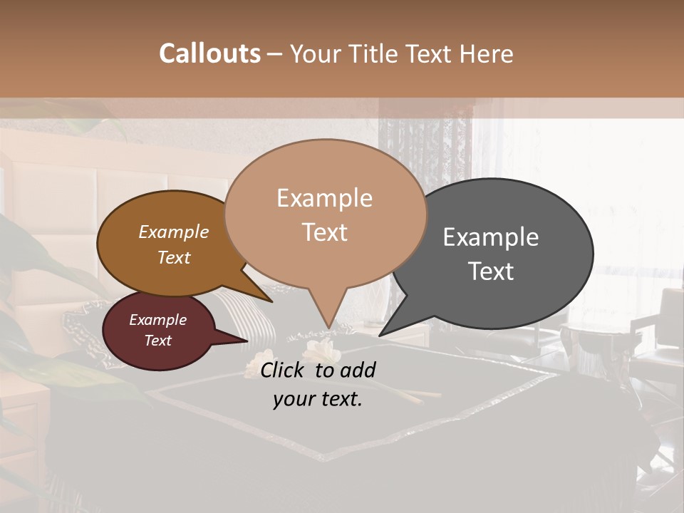Expensive Bedroom PowerPoint Template