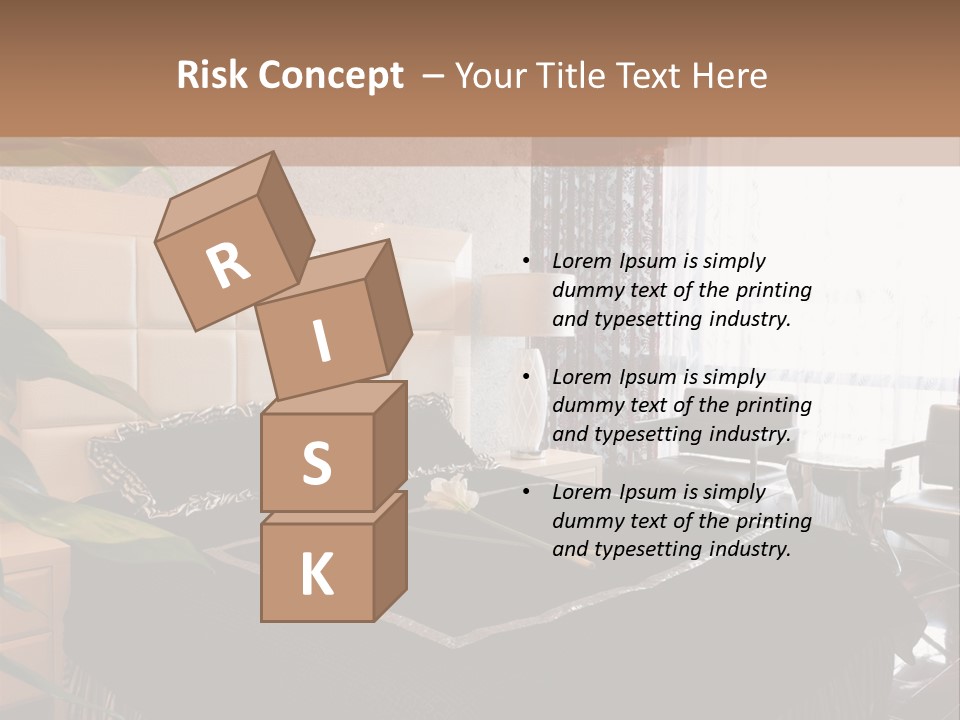 Expensive Bedroom PowerPoint Template