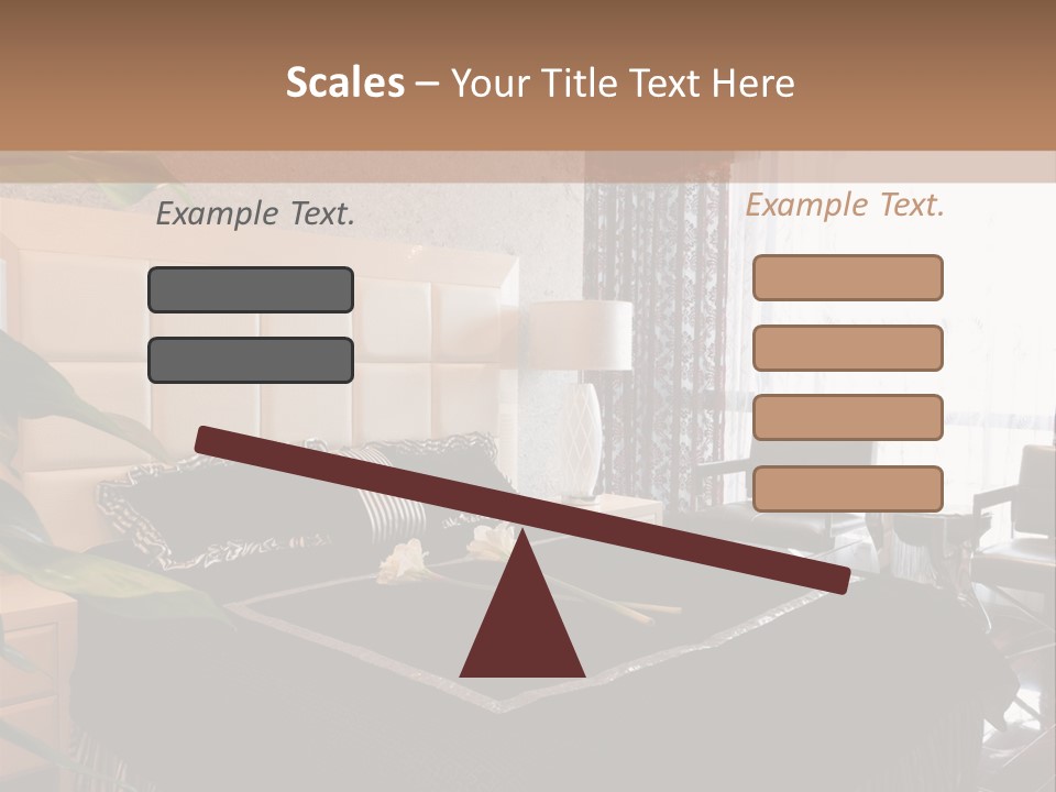 Expensive Bedroom PowerPoint Template