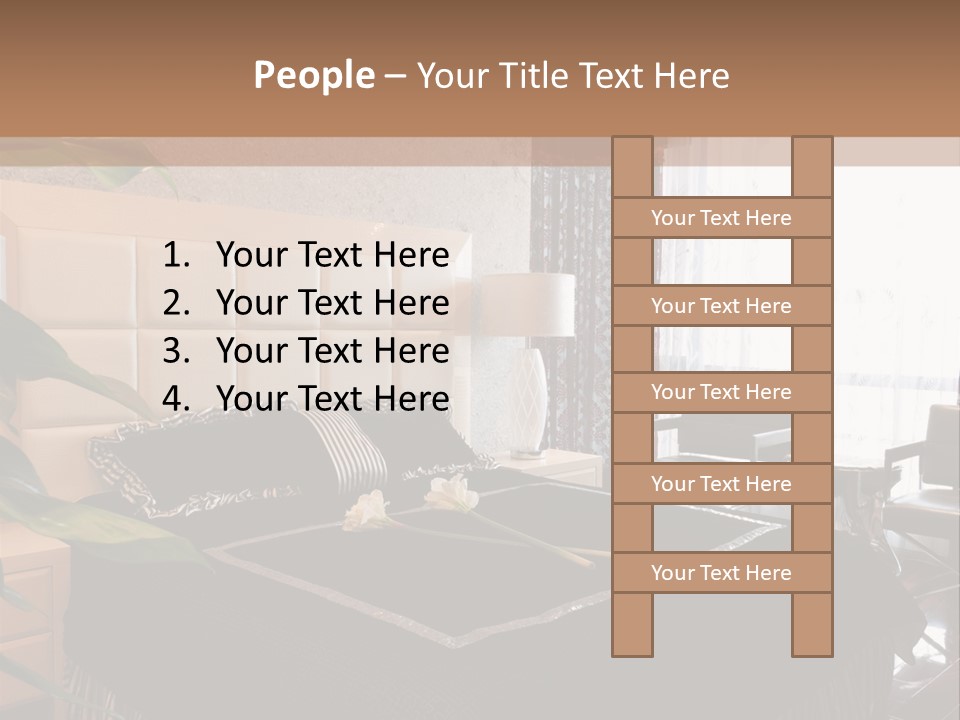 Expensive Bedroom PowerPoint Template