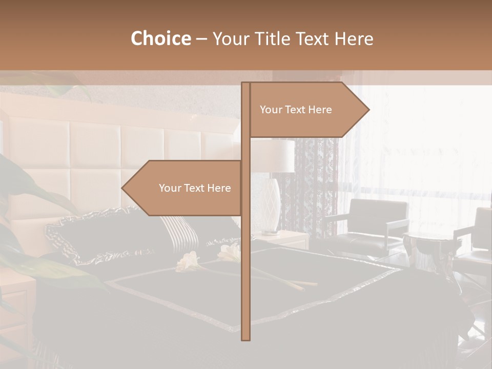 Expensive Bedroom PowerPoint Template