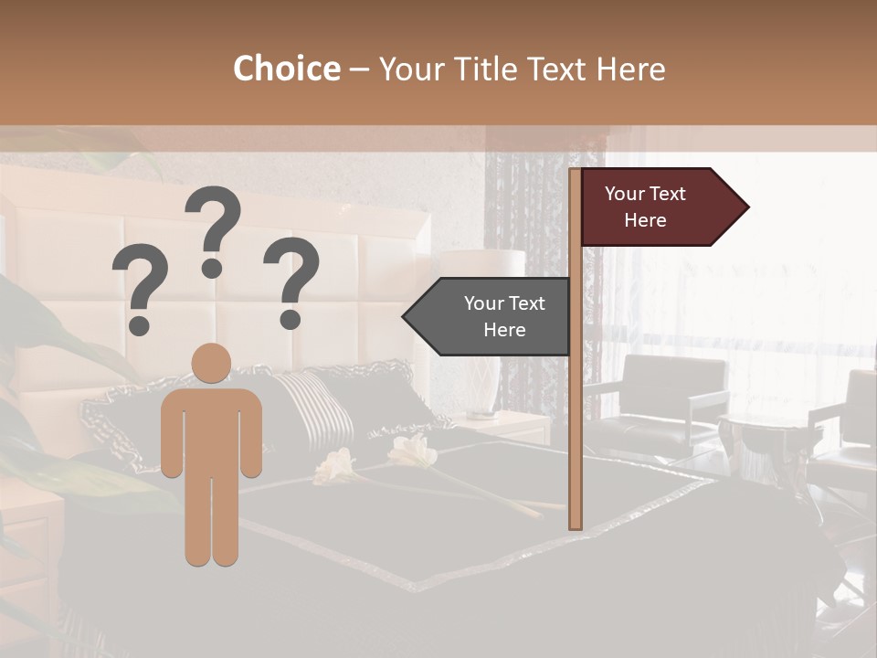 Expensive Bedroom PowerPoint Template