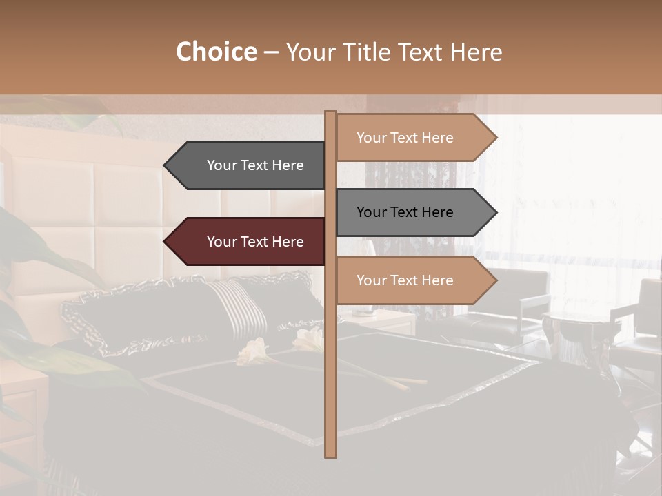 Expensive Bedroom PowerPoint Template