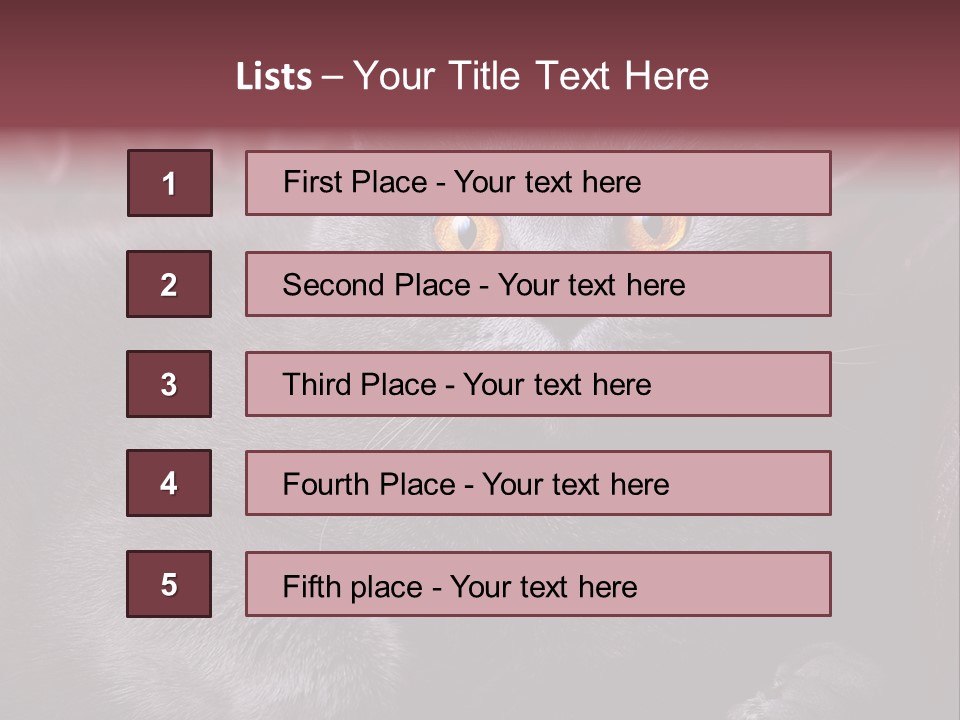 British Cat PowerPoint Template