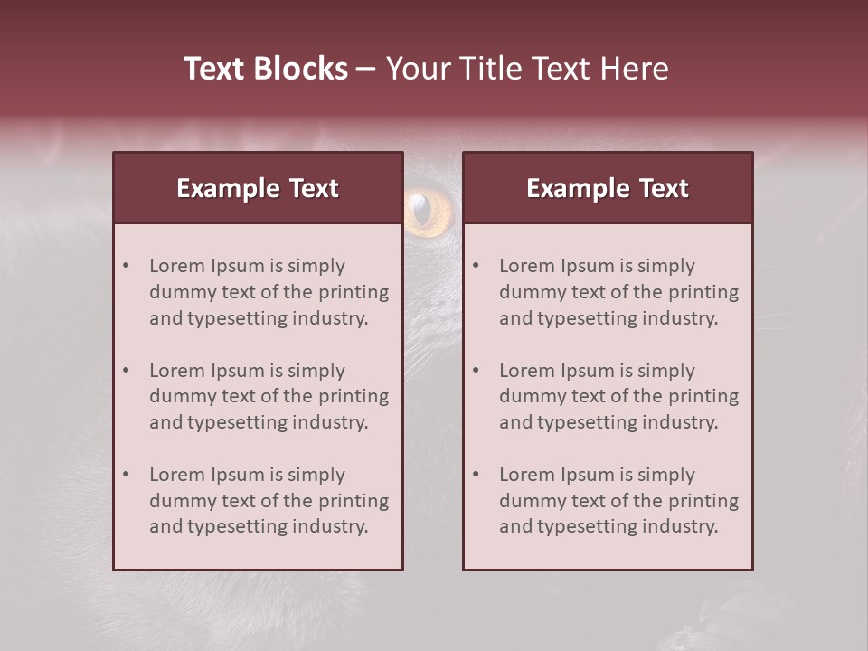 British Cat PowerPoint Template