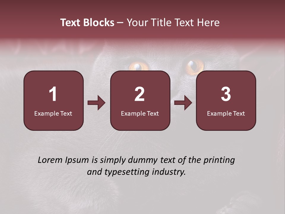 British Cat PowerPoint Template