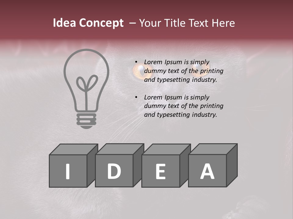 British Cat PowerPoint Template