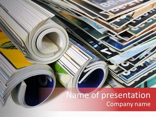 Magazine Subscriptions PowerPoint Template