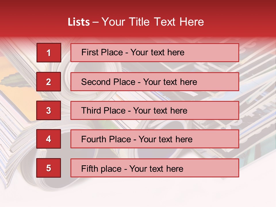 Magazine Subscriptions PowerPoint Template