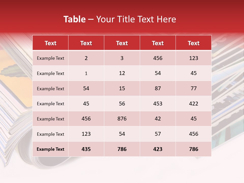 Magazine Subscriptions PowerPoint Template