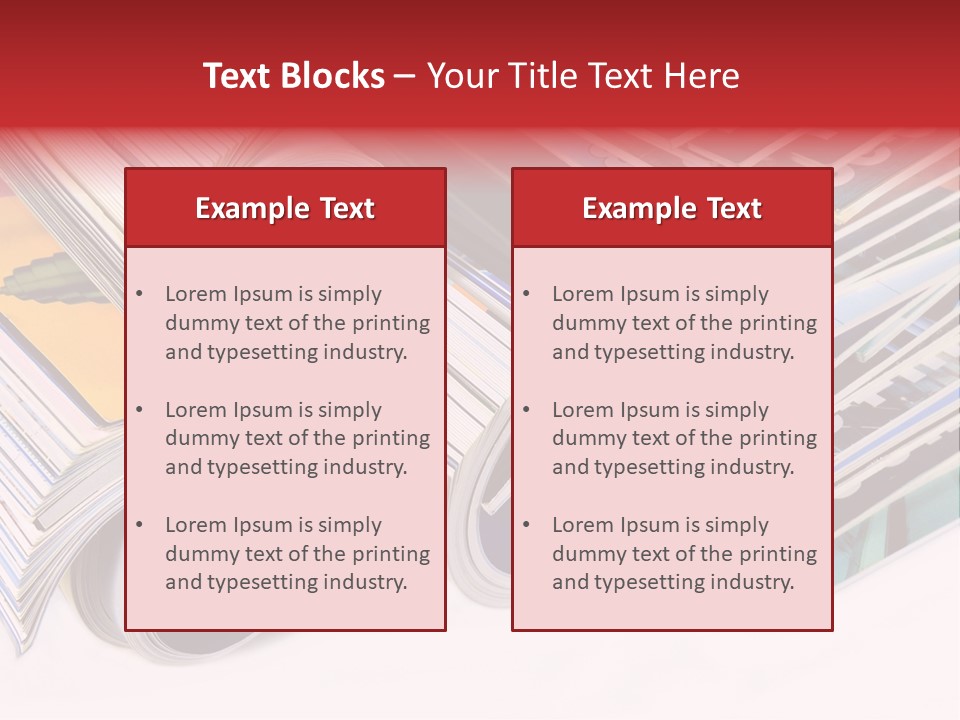 Magazine Subscriptions PowerPoint Template