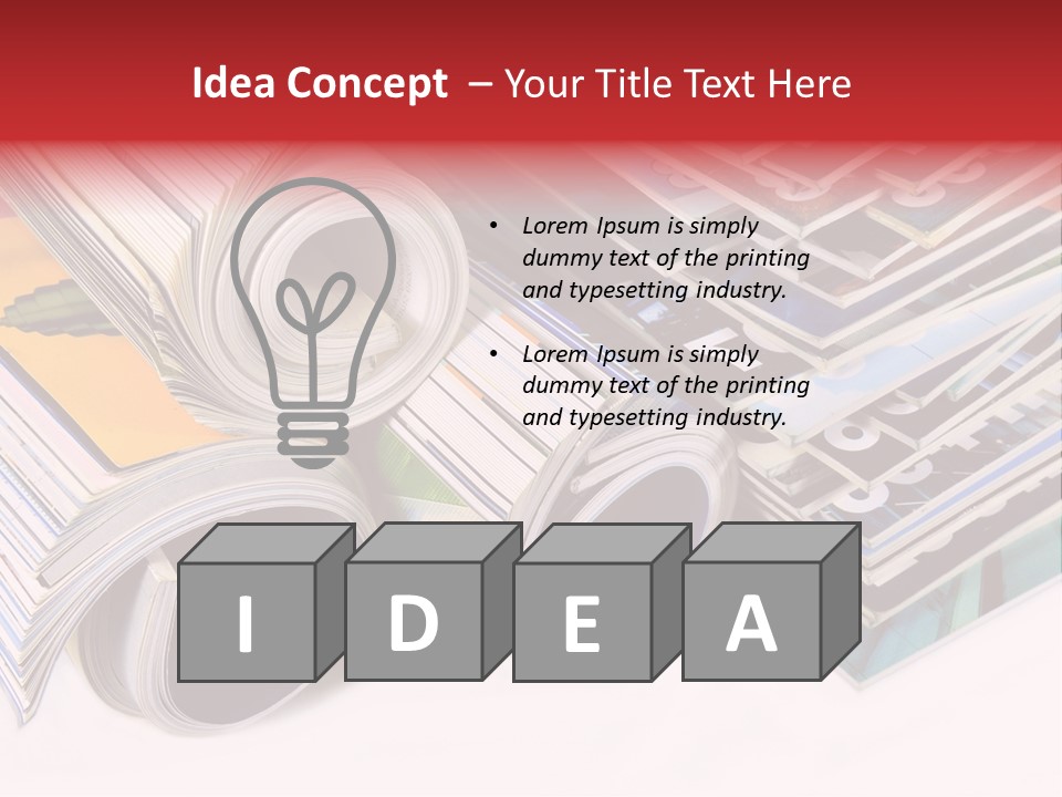 Magazine Subscriptions PowerPoint Template