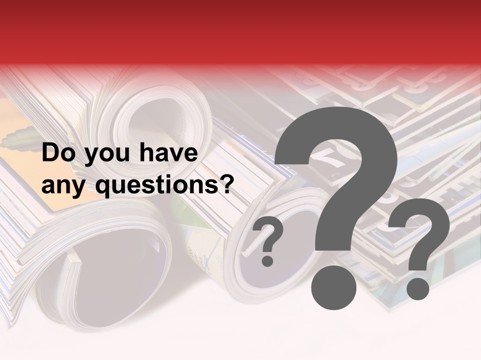 Magazine Subscriptions PowerPoint Template