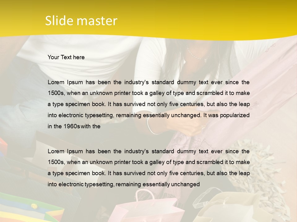 Smile Adults House PowerPoint Template