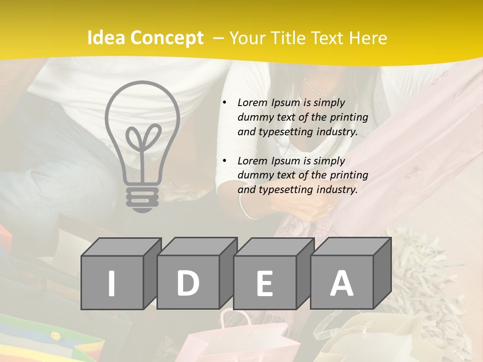 Smile Adults House PowerPoint Template