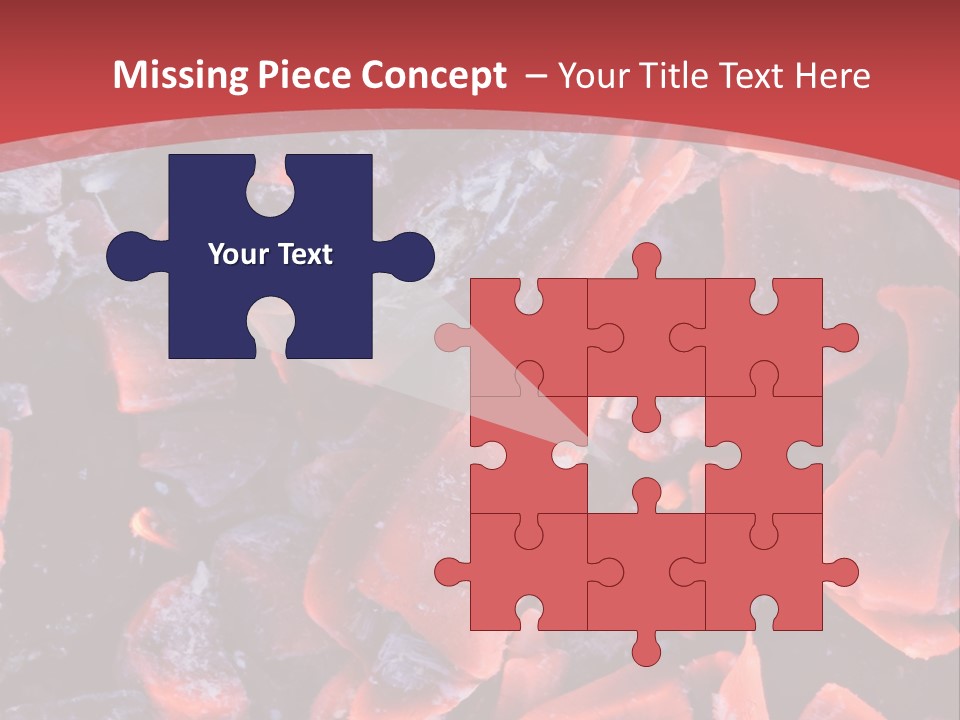 Fire Glowing Campfire PowerPoint Template