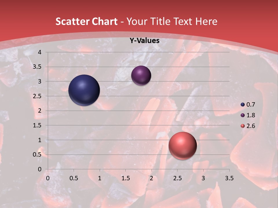 Fire Glowing Campfire PowerPoint Template
