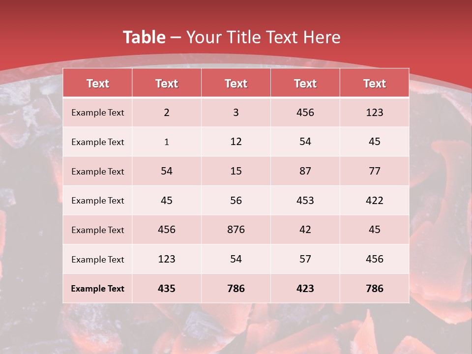 Fire Glowing Campfire PowerPoint Template
