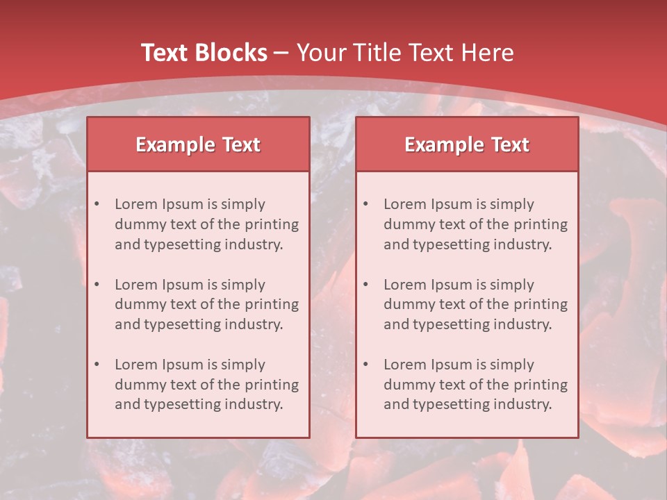 Fire Glowing Campfire PowerPoint Template