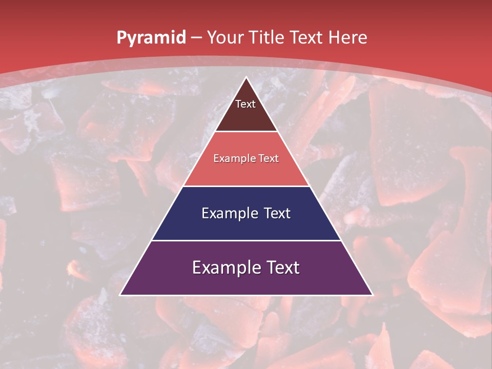 Fire Glowing Campfire PowerPoint Template