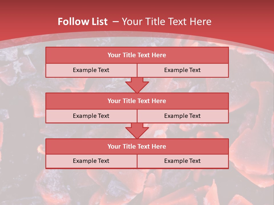 Fire Glowing Campfire PowerPoint Template