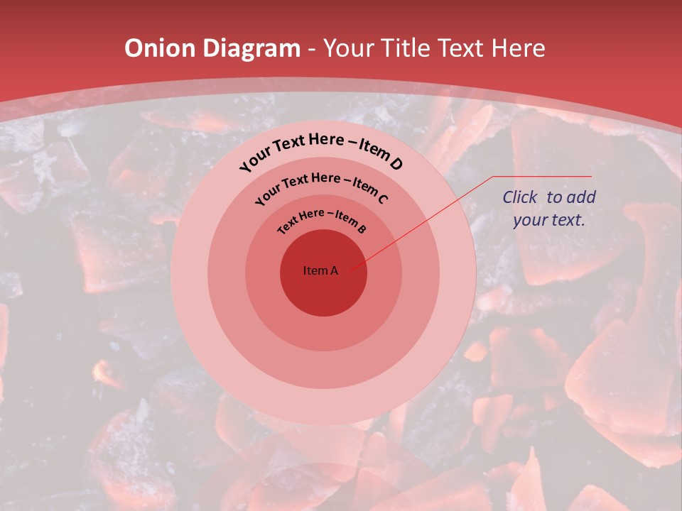 Fire Glowing Campfire PowerPoint Template