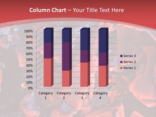 Fire Glowing Campfire PowerPoint Template