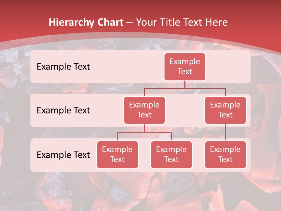 Fire Glowing Campfire PowerPoint Template