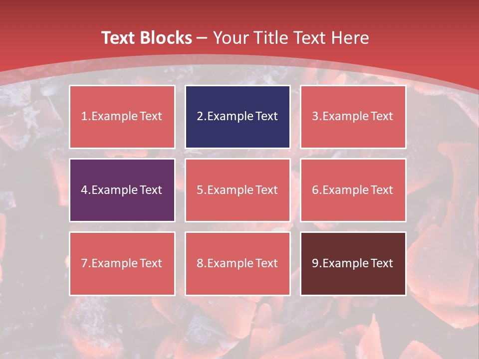 Fire Glowing Campfire PowerPoint Template