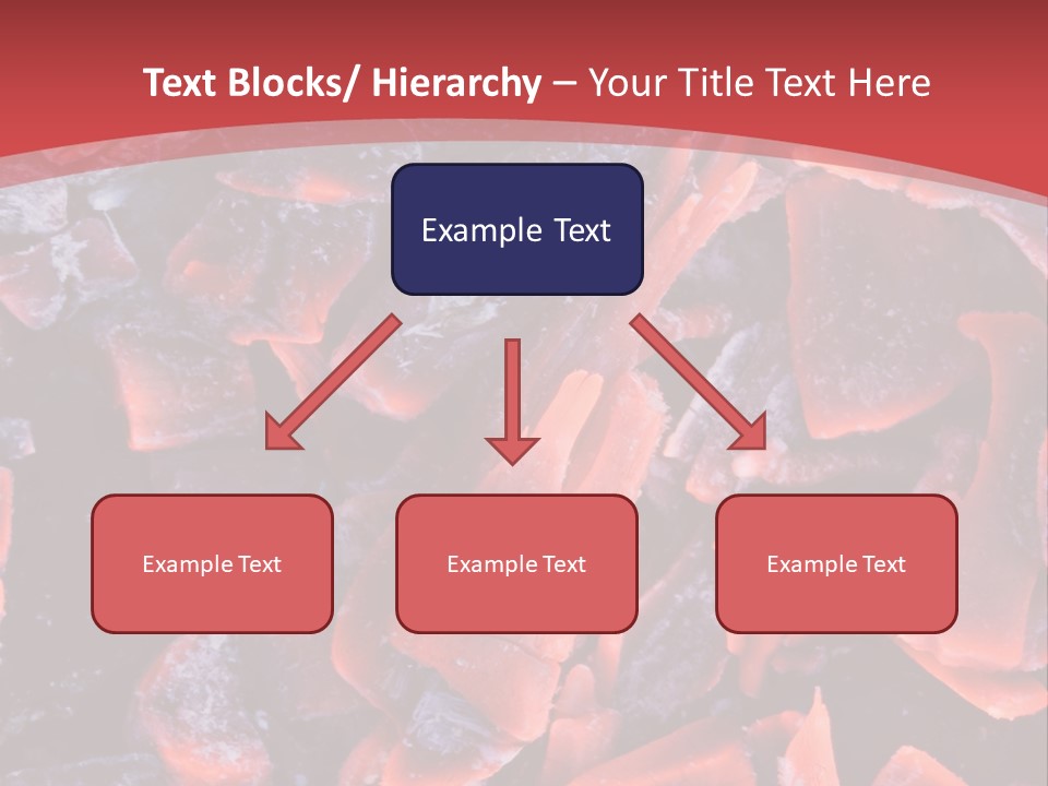 Fire Glowing Campfire PowerPoint Template