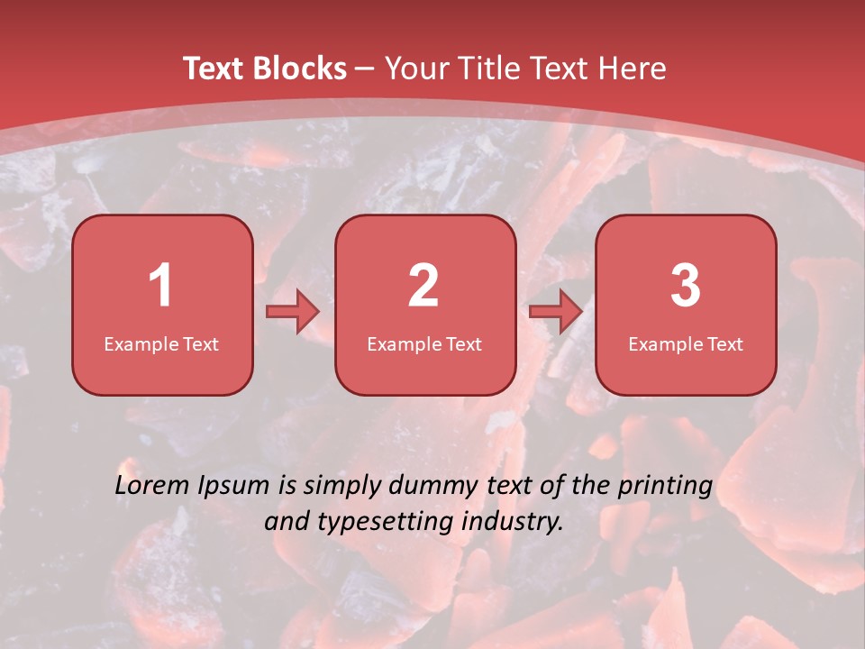 Fire Glowing Campfire PowerPoint Template