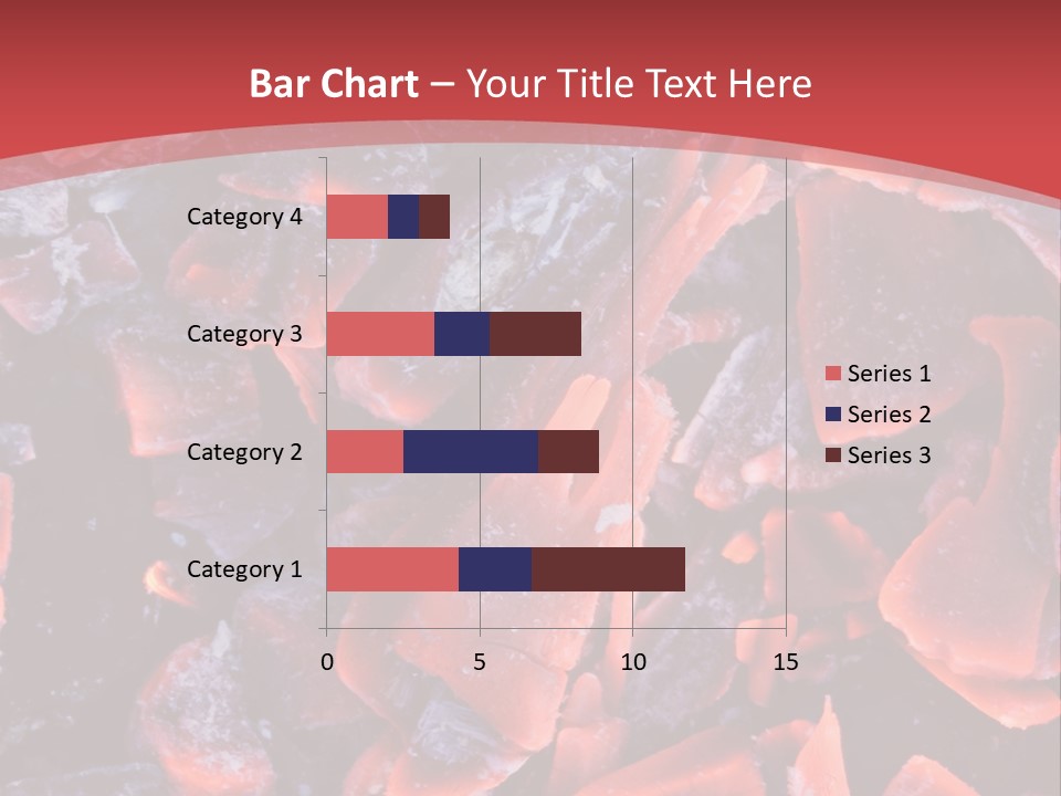 Fire Glowing Campfire PowerPoint Template