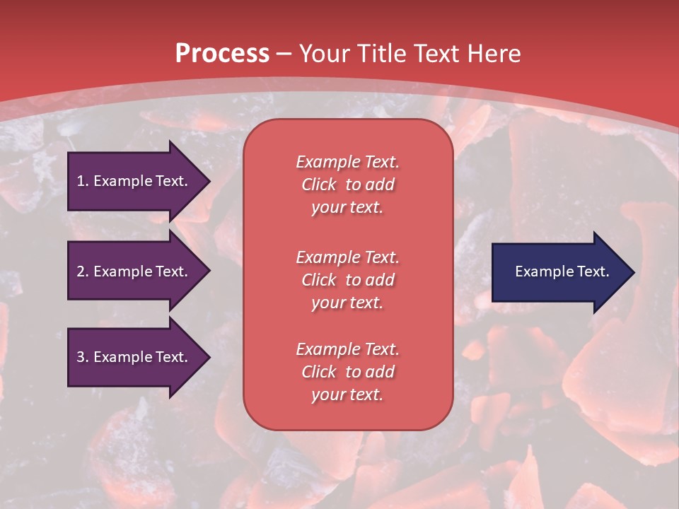 Fire Glowing Campfire PowerPoint Template