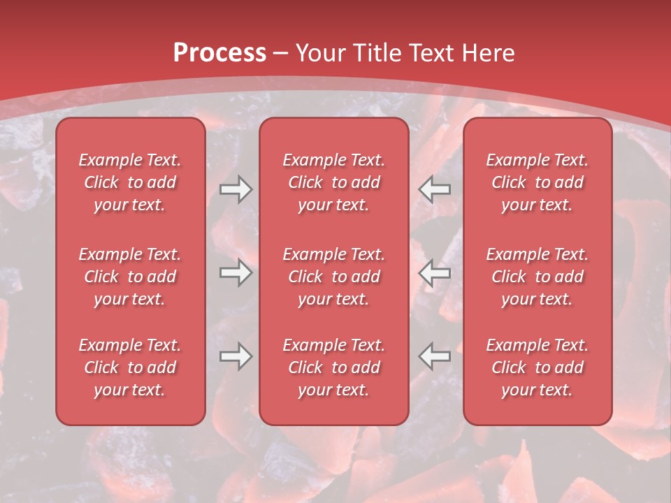 Fire Glowing Campfire PowerPoint Template