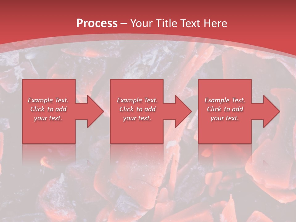 Fire Glowing Campfire PowerPoint Template