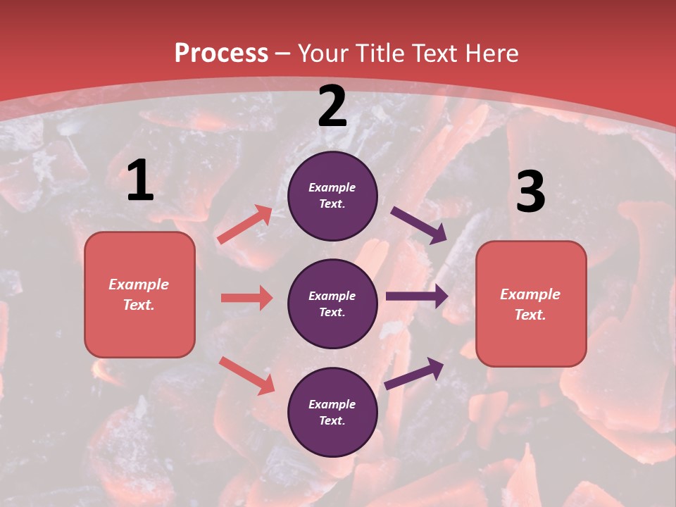 Fire Glowing Campfire PowerPoint Template