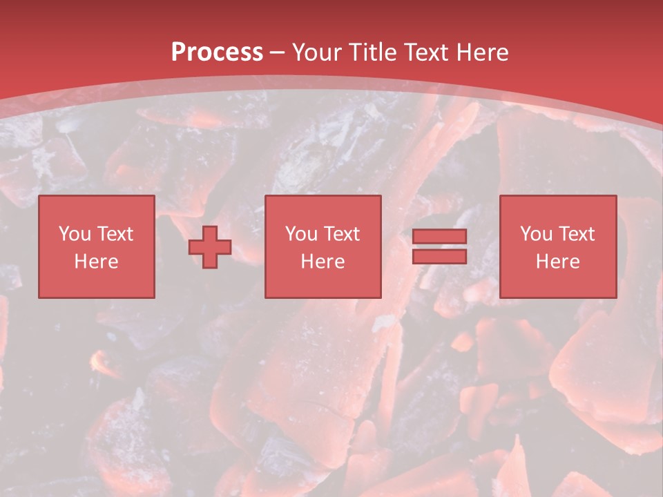 Fire Glowing Campfire PowerPoint Template