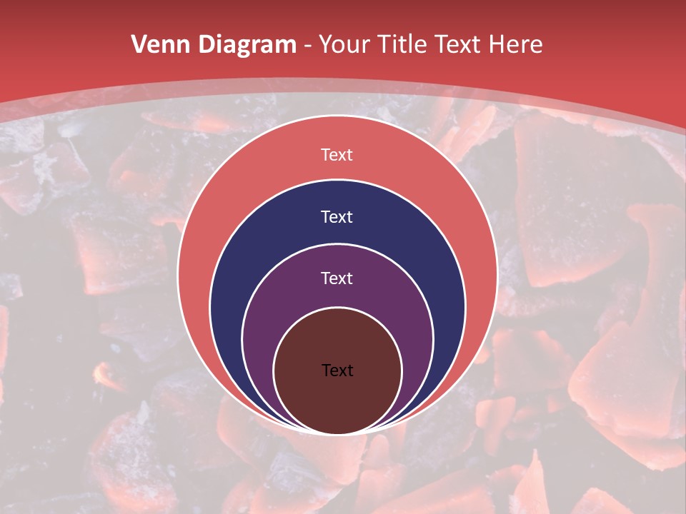Fire Glowing Campfire PowerPoint Template