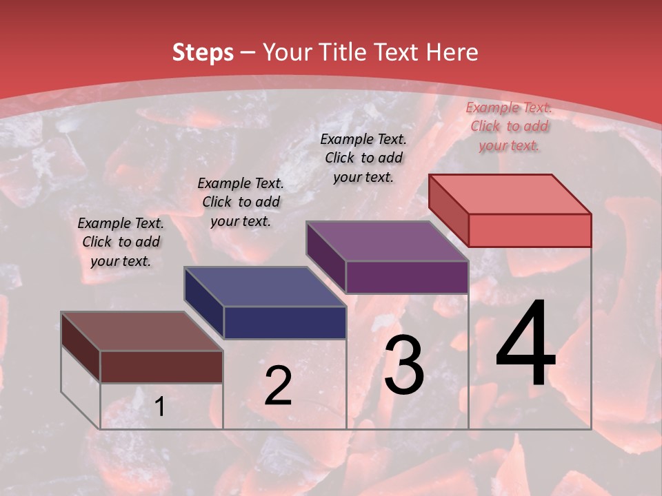 Fire Glowing Campfire PowerPoint Template