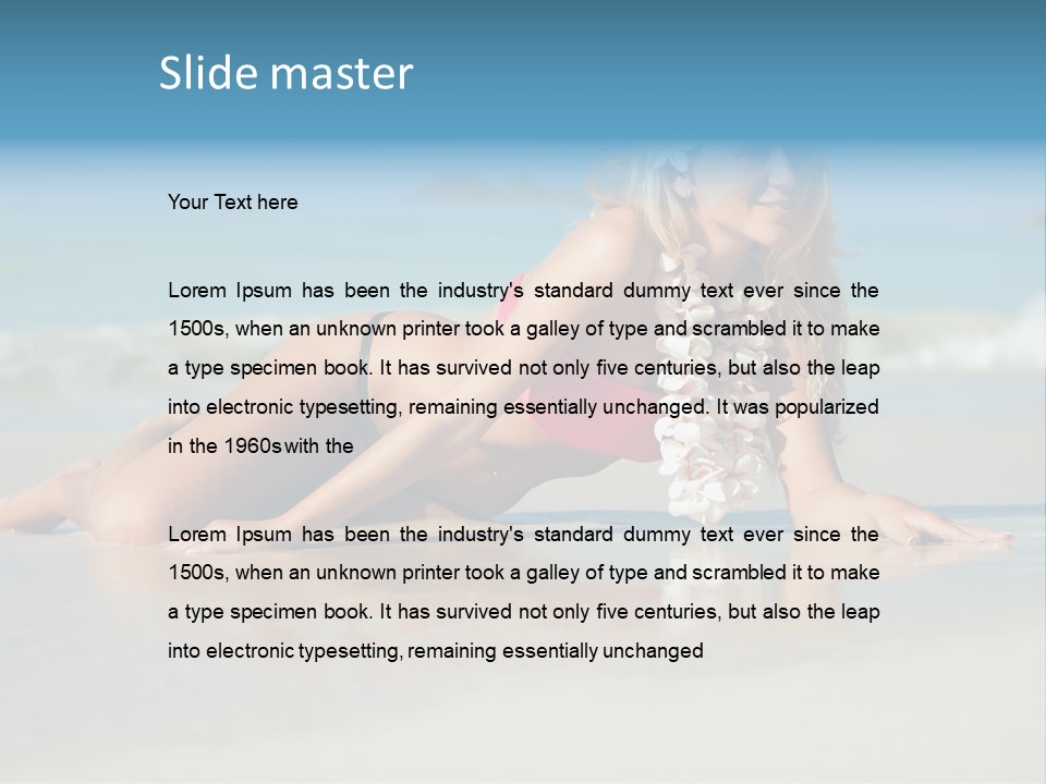 Hawaii Flowers PowerPoint Template