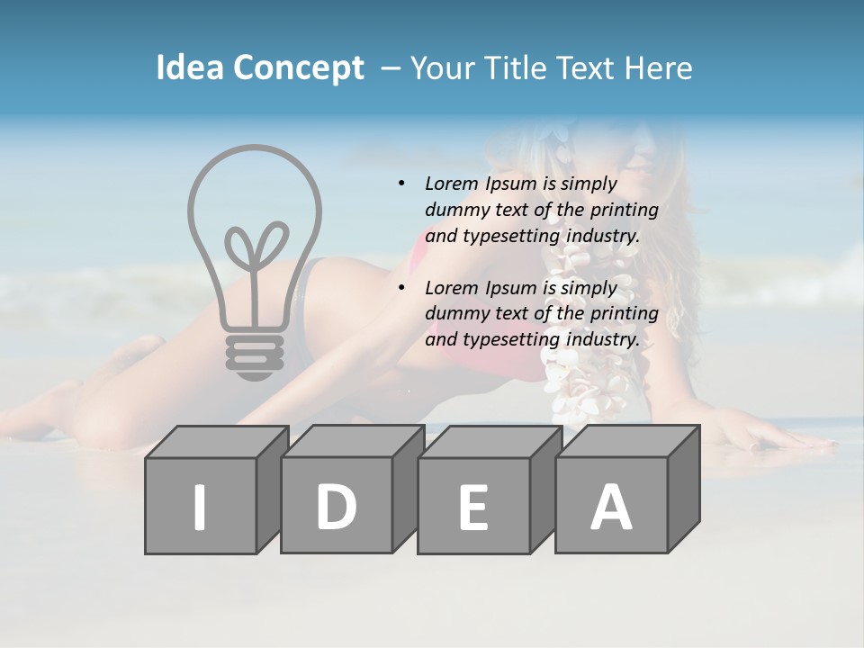 Hawaii Flowers PowerPoint Template