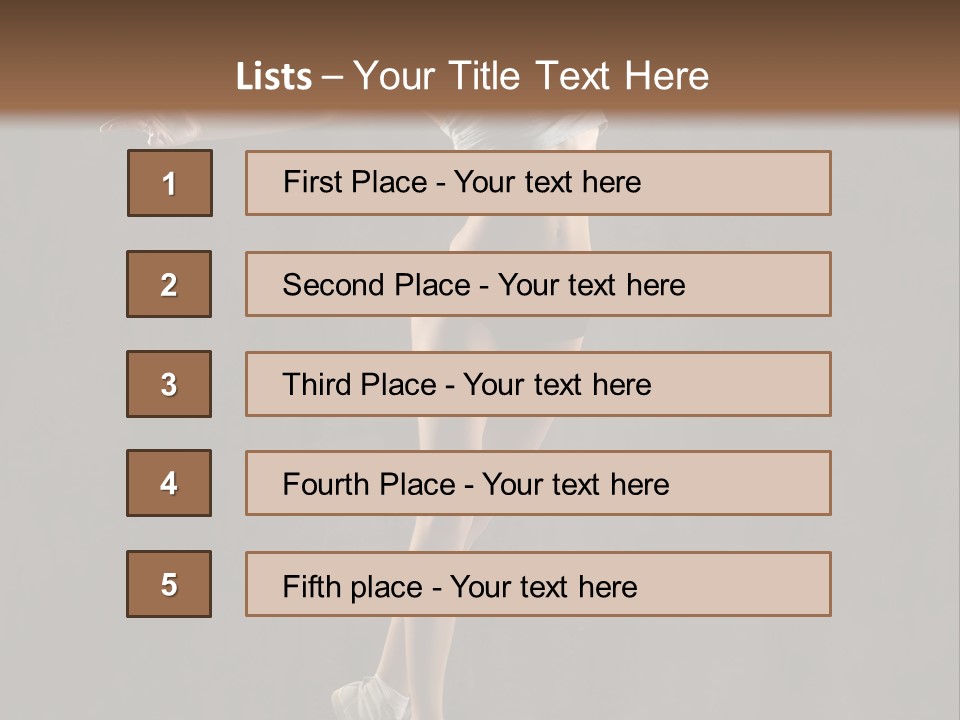 Movement Action Exercise PowerPoint Template
