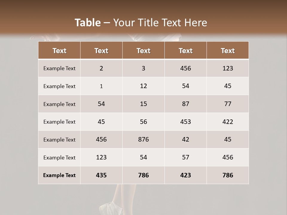 Movement Action Exercise PowerPoint Template