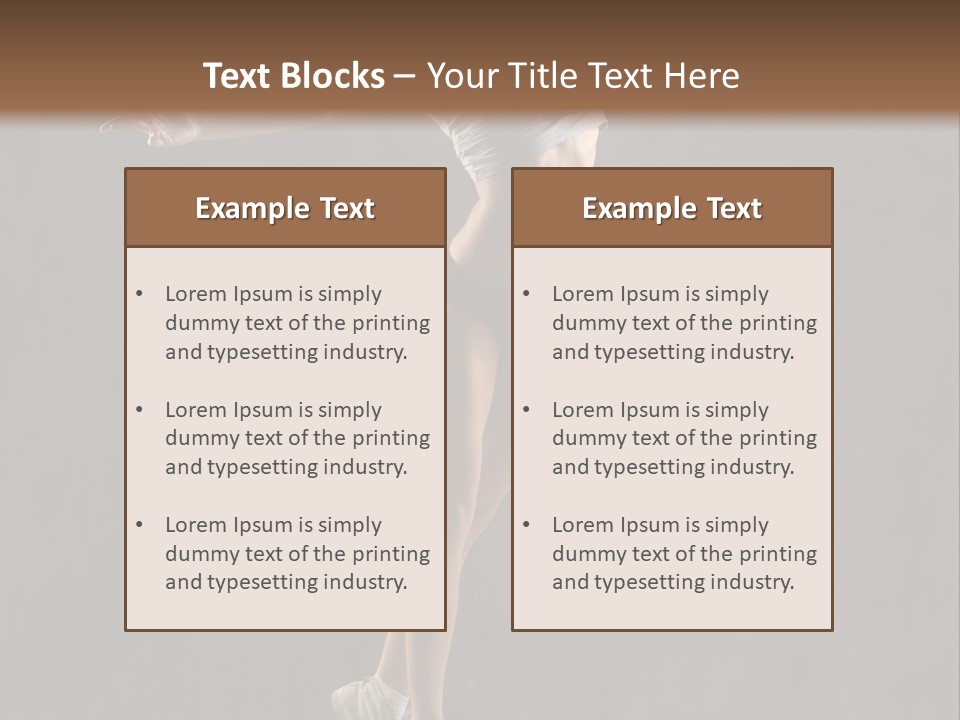 Movement Action Exercise PowerPoint Template