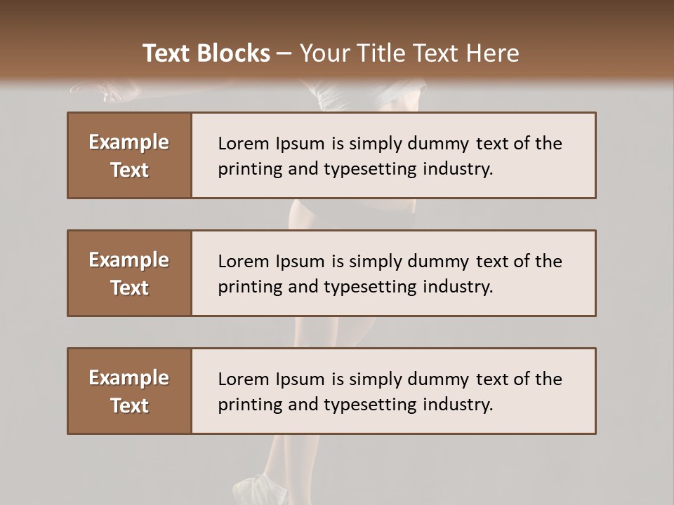 Movement Action Exercise PowerPoint Template