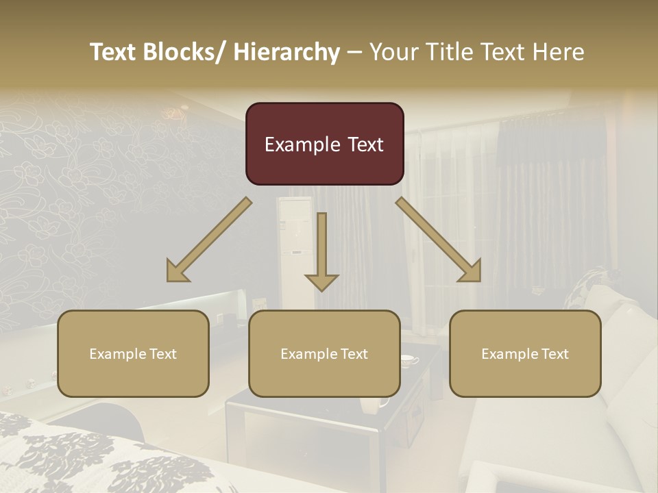 Living Room Wallpaper Ideas PowerPoint Template