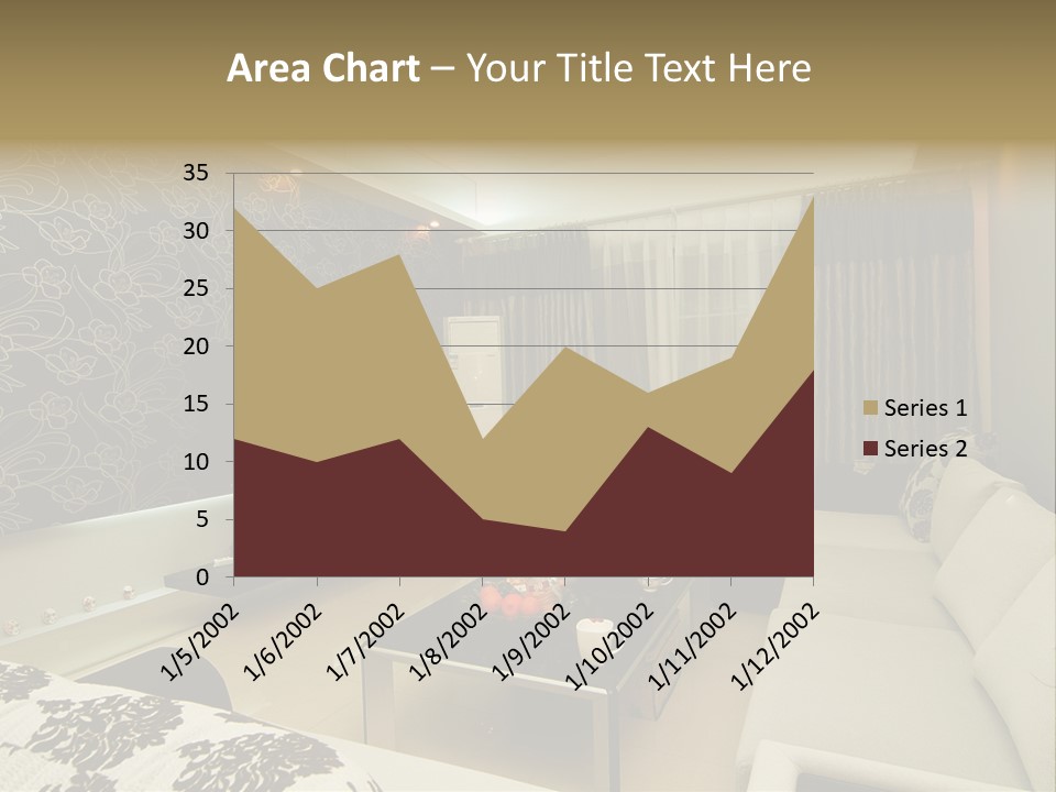 Living Room Wallpaper Ideas PowerPoint Template